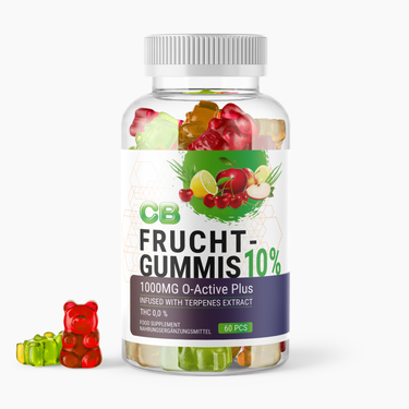 CB FRUCHTGUMMIS (60 Stück) - Enthält hochwertige Terpene Extrakt - ApoNatura